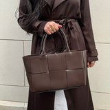 Damen Handtasche Vegan Leder – Geflochten & Elegant