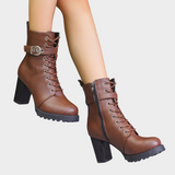 Regine | Stiefelette mit ausgestelltem Absatz