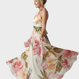 Michaela | Maxikleid mit Blumenmuster