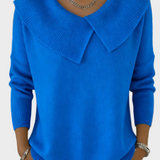 Lucia - Warmer Pullover mit weichem Kragen