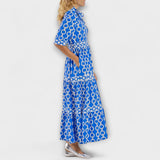 Marion | Midi-Robe mit Kettenmuster