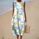 Sabine | Bequemes ärmelloses Sommerkleid