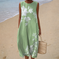 Bequeme Sommerkleid ohne Ärmel