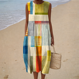 Heike | Bequemes ärmelloses Sommerkleid