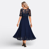 Marianne | Spitzenkleid mit kurzen Ärmeln