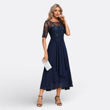 Marianne | Spitzenkleid mit kurzen Ärmeln