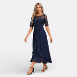 Marianne | Spitzenkleid mit kurzen Ärmeln