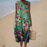 Stefanie | Bequemes ärmelloses Sommerkleid