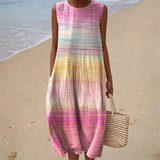 Vanessa | Bequemes ärmelloses Sommerkleid
