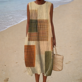 Tanja | Bequemes ärmelloses Sommerkleid
