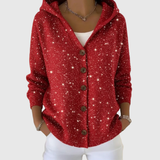 Sabine | Weiche Strickjacke mit Kapuze