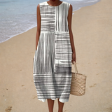 Helga | Bequemes ärmelloses Sommerkleid