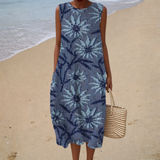 Christel | Bequemes Sommerkleid ohne Ärmel