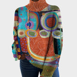 Catarina - Künstlerischer Strickpullover