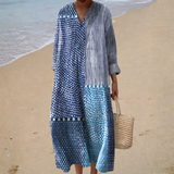 Silke | Flatterndes Sommerkleid mit Druck