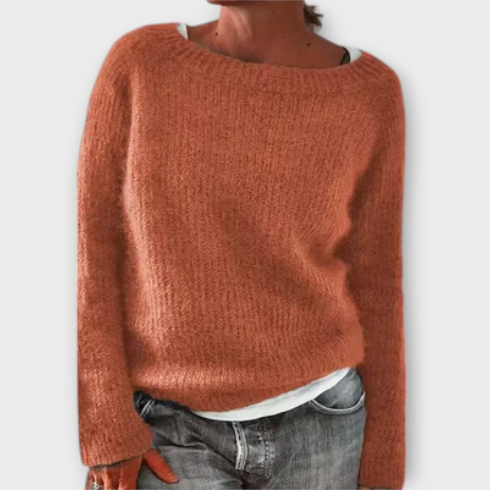 Regine – einheitlicher Strickpullover