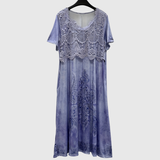 Anke | Elegantes Midi-Kleid mit Blumenmuster