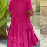 Monika | Lässiges Sommerkleid mit V-Ausschnitt