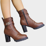 Regine | Stiefelette mit ausgestelltem Absatz