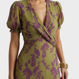 Dagmar | Midi-Kleid mit Blumenmuster