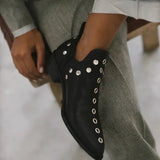 Meta | Elegante Stiefelette mit spitzer Zehenform