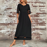Helga | Kaschierendes Midi-Kleid