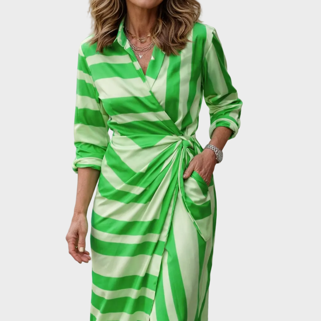 Gudrun | Bedrucktes Maxi-Kleid