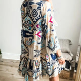 Simone | Leichtes Boho-Tunikakleid