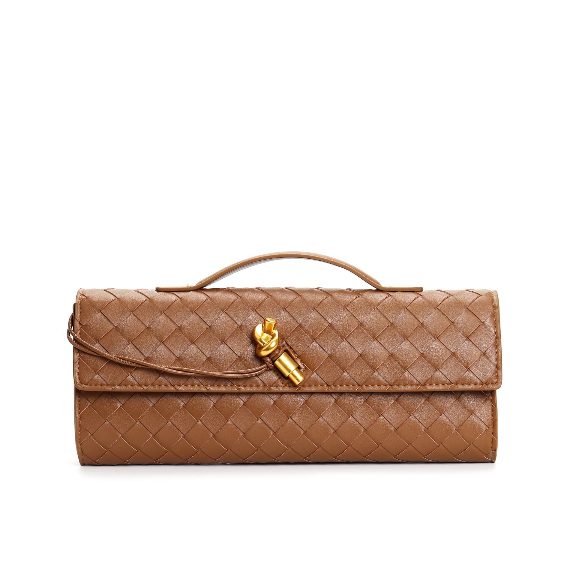 Geflochtene Damen Clutch aus Echtleder – Elegant & Vielseitig