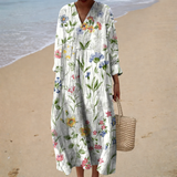Monika | Flatterndes bedrucktes Sommerkleid