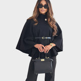 Selviora – Elegante Jacke mit Schmetterlingsärmeln und Gürtel