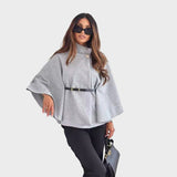 Selviora – Elegante Jacke mit Schmetterlingsärmeln und Gürtel