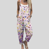 Nadine | Latzhose mit zarten Wildblumen