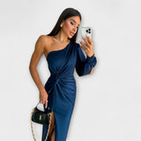 Simone | Elegantes Kleid mit feiner Struktur