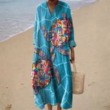 Anja | Flatterndes Sommerkleid mit Druck