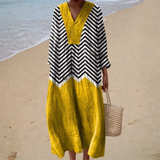 Wiebke | Flatterndes bedrucktes Sommerkleid