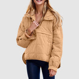 Anežka - Oversize-Bluse mit Kapuze