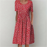 Ute | Blumenkleid mit Taschen