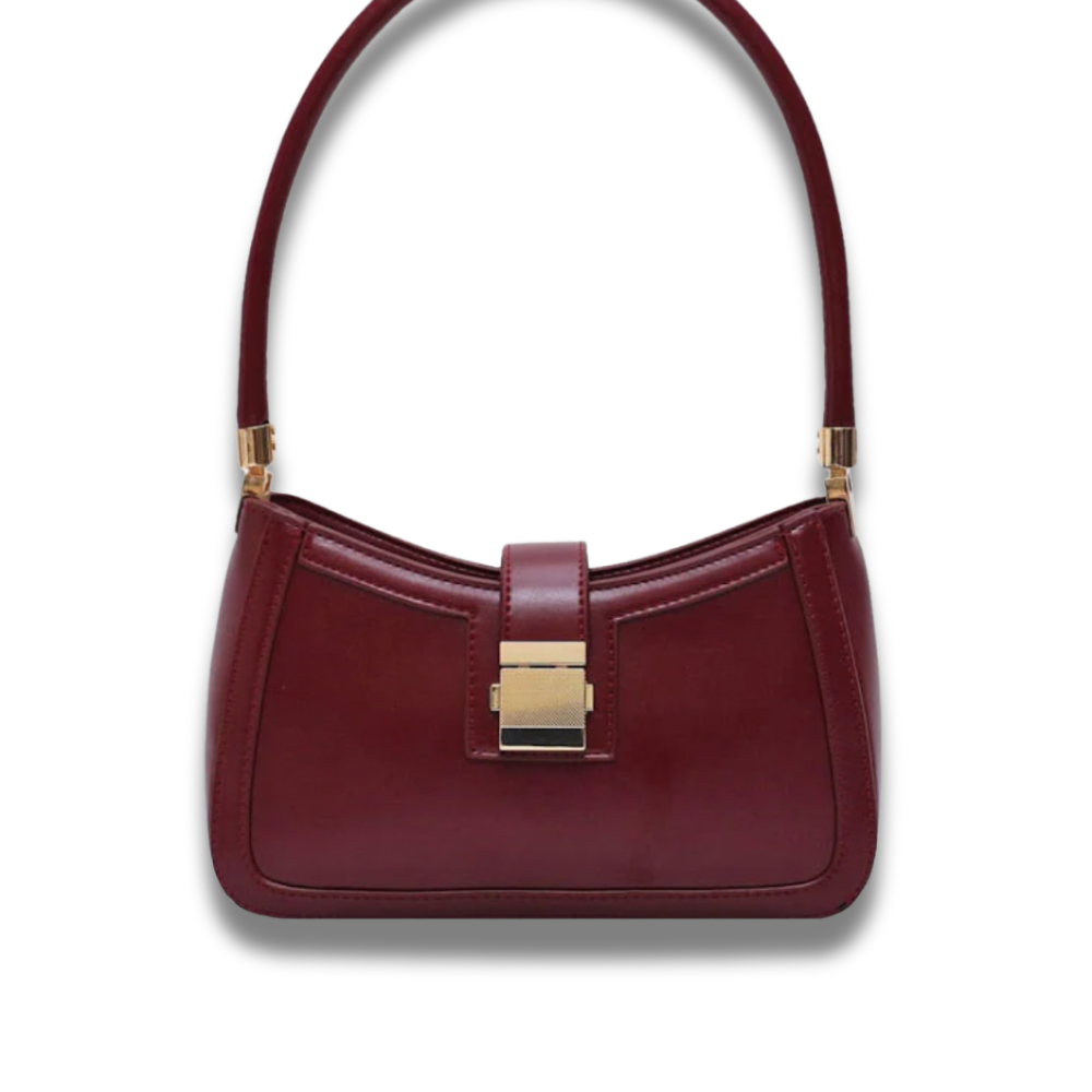 Damen Schultertasche Schwarz – Elegant & mit Reißverschluss
