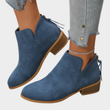 Agnes | Stiefelette mit niedrigem Absatz in Hellbraun