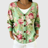 Irmgard | Knopf-Strickjacke