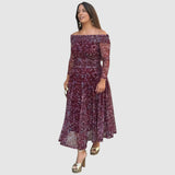 Heidi | Kleid mit schulterfreien Ärmeln
