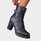 Regine | Stiefelette mit ausgestelltem Absatz