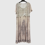 Anke | Elegantes Midi-Kleid mit Blumenmuster