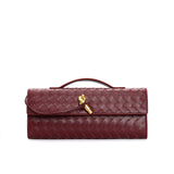 Geflochtene Damen Clutch aus Echtleder – Elegant & Vielseitig