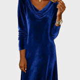 Nadine | Lockeres Samtkleid