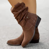 Waltraud | Stiefel mit niedrigem Absatz