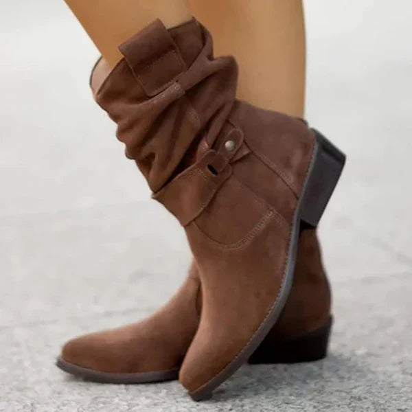 Waltraud | Stiefel mit niedrigem Absatz