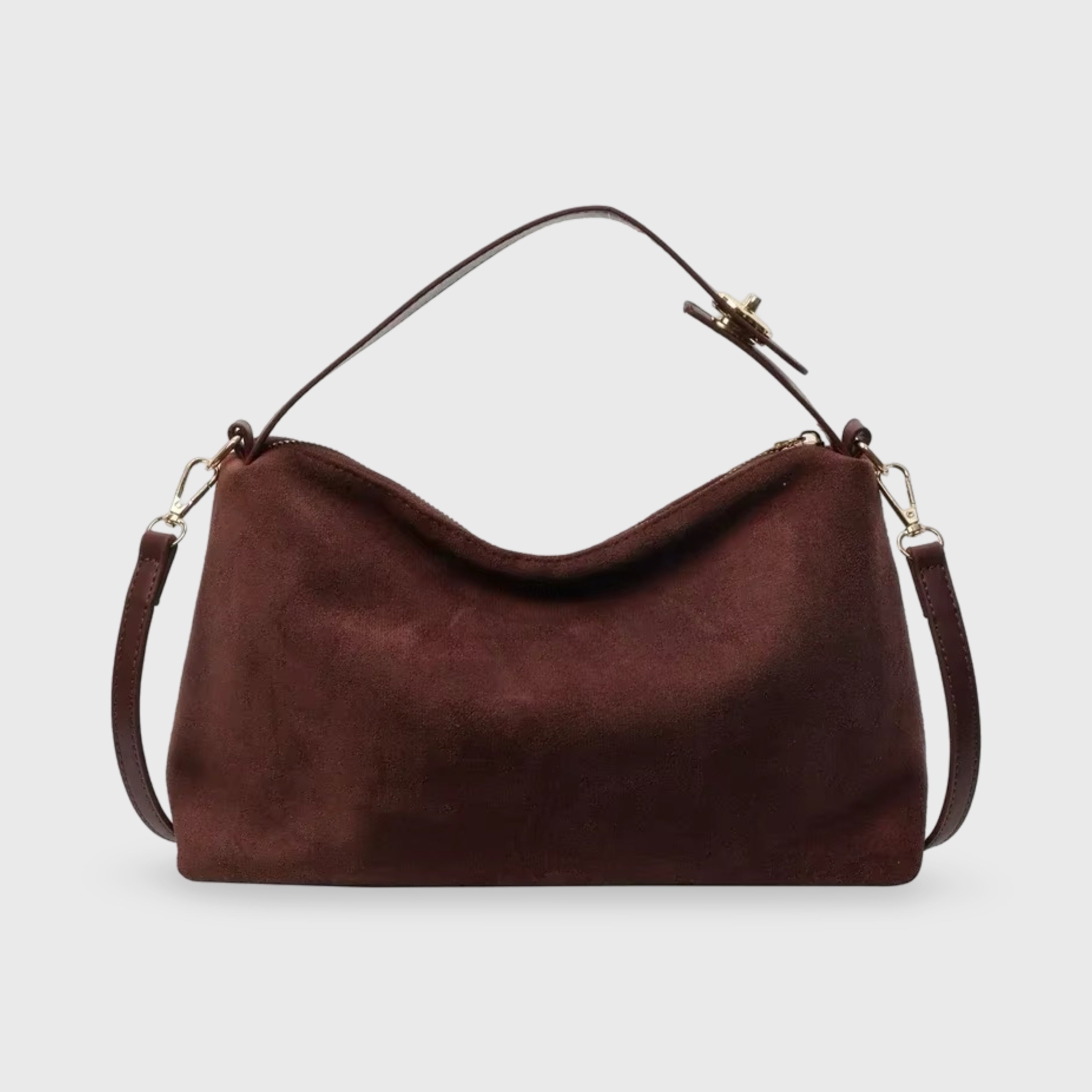 Wasserfeste vegane Wildleder-Tasche – Laptopgeeignet & Stilvoll