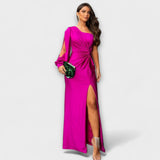 Simone | Elegantes Kleid mit feiner Struktur
